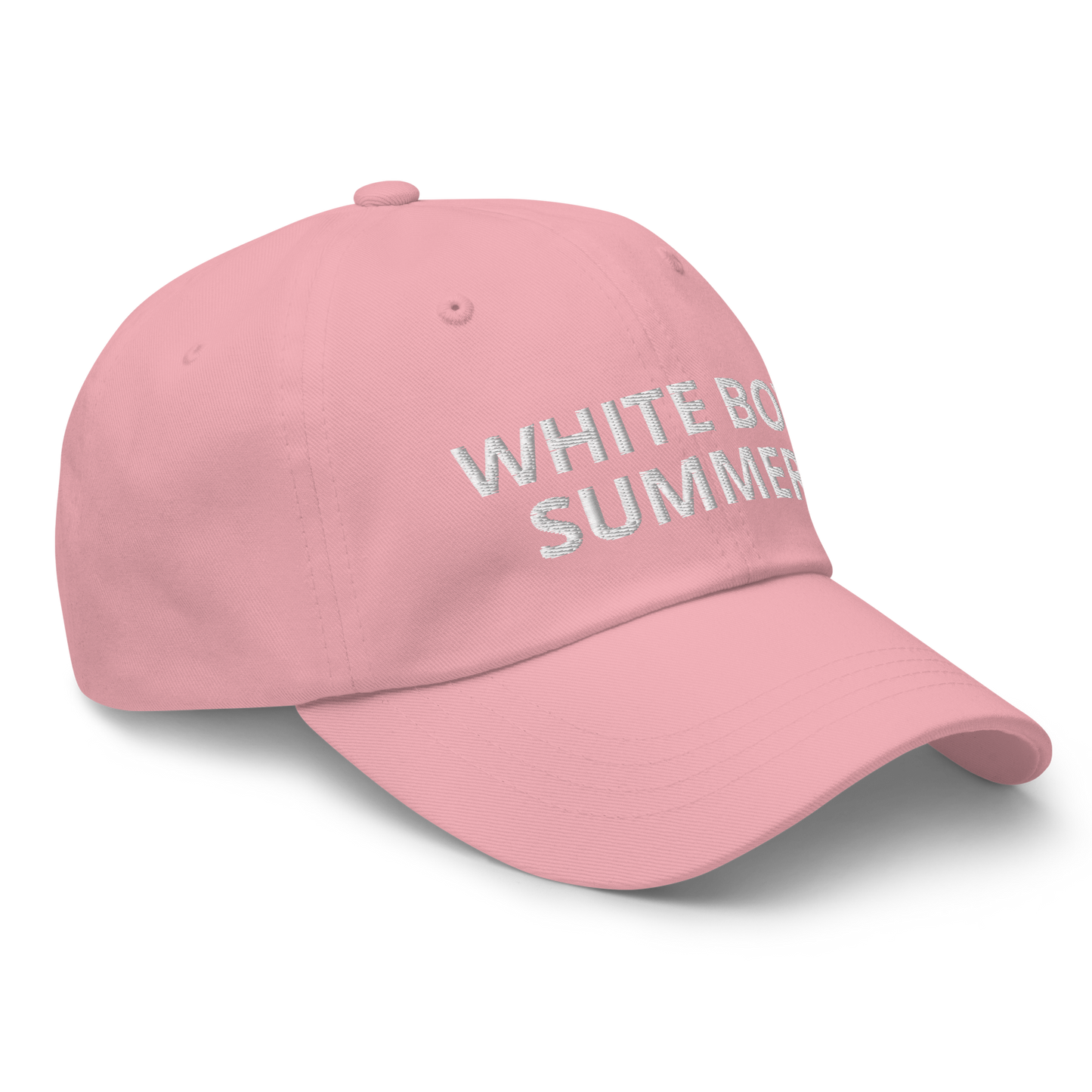 "WHITE BOY SUMMER" Pink Dad hat